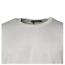 Off White Crew Neck Short Sleeve T-shirt