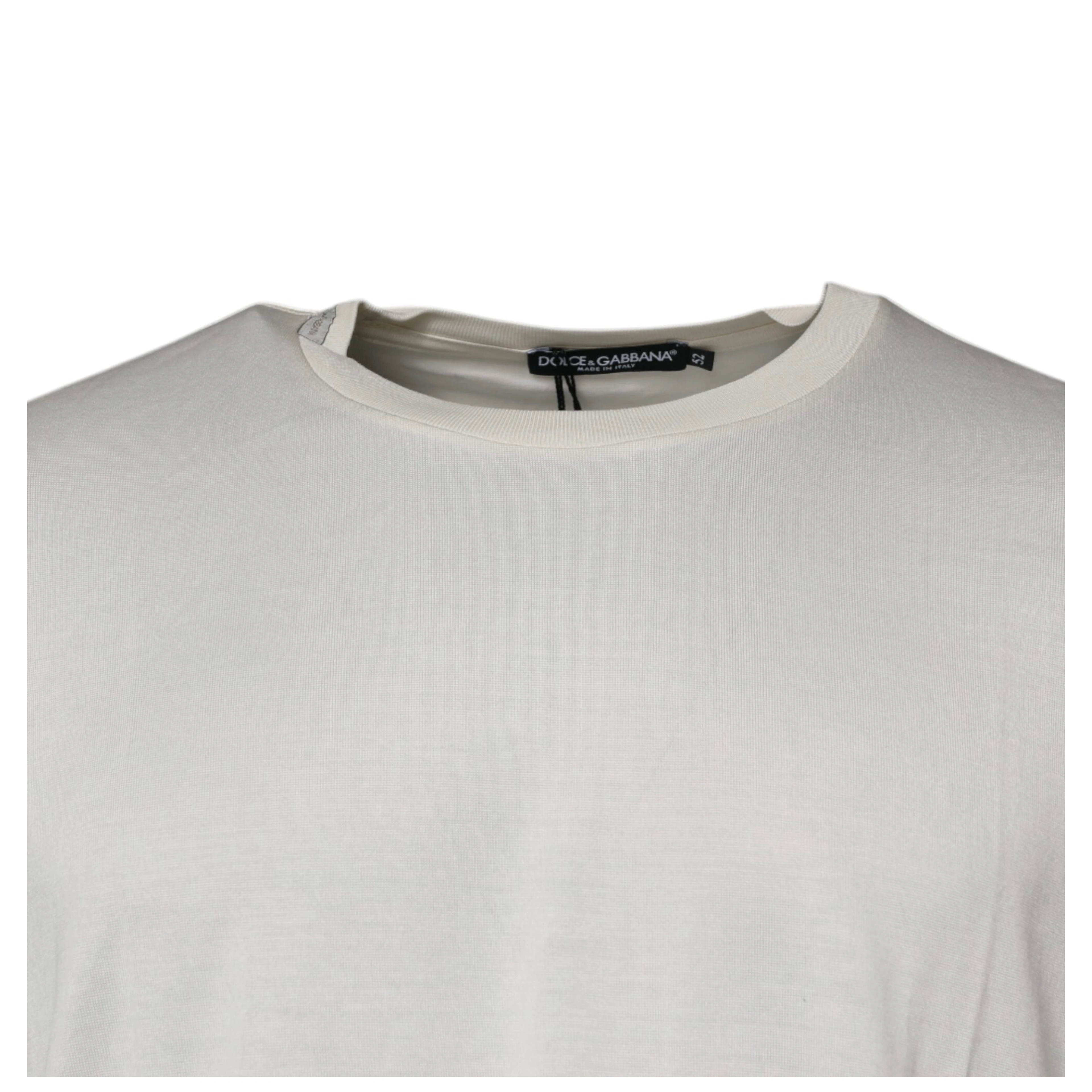 Off White Crew Neck Short Sleeve T-shirt