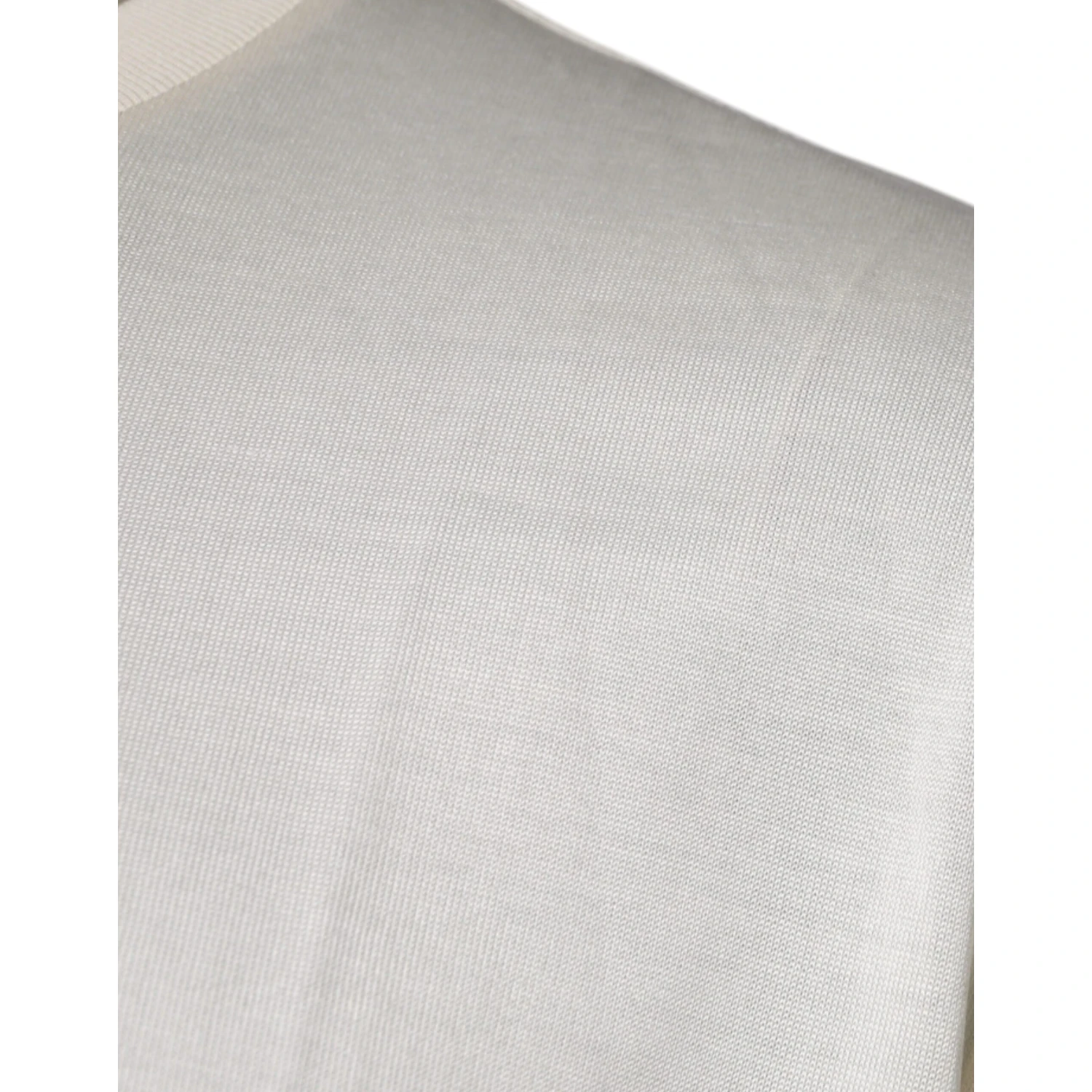 Off White Crew Neck Short Sleeve T-shirt