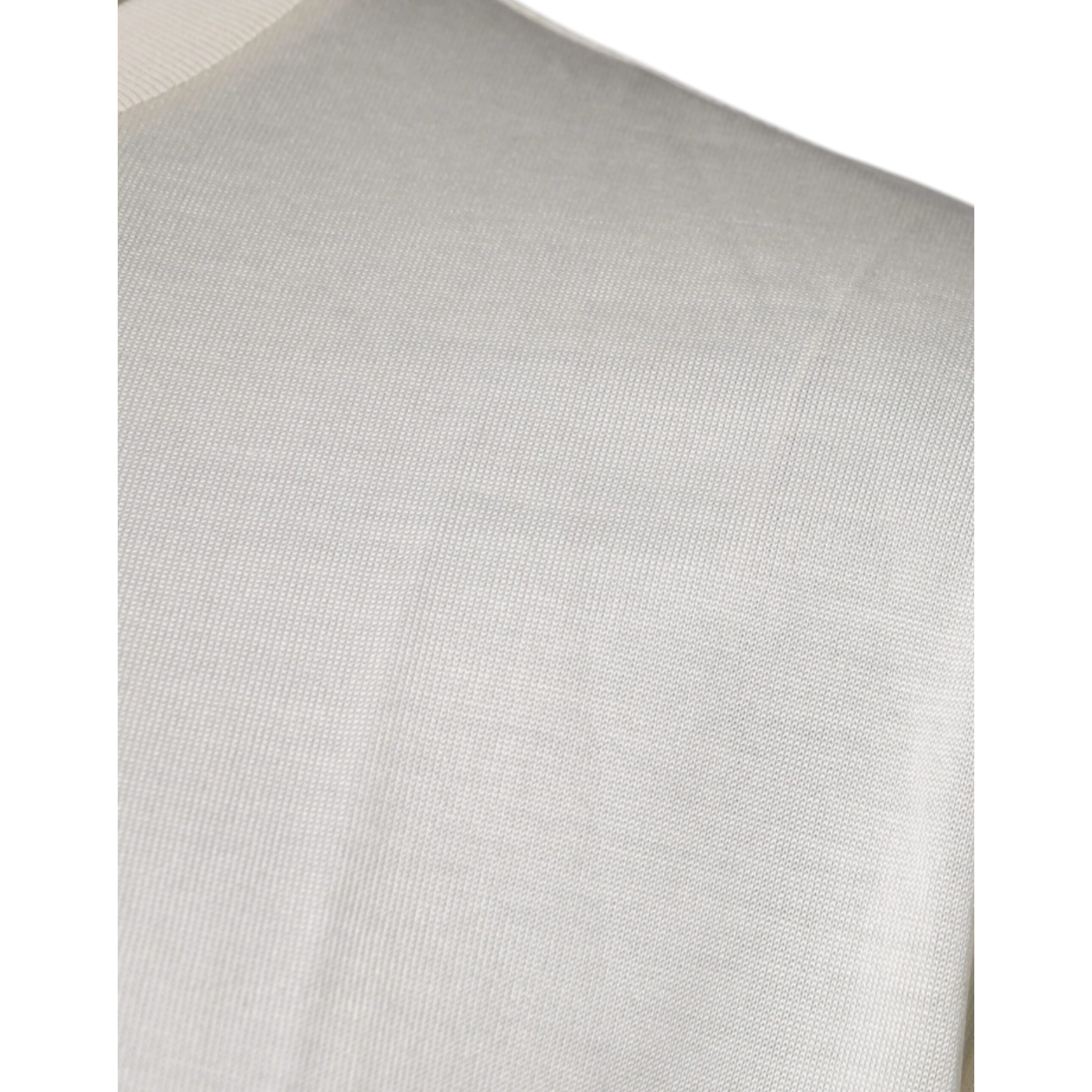 Off White Crew Neck Short Sleeve T-shirt