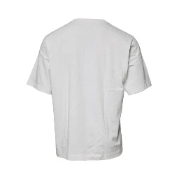 White DG Logo Crew Neck Short Sleeves T-shirt