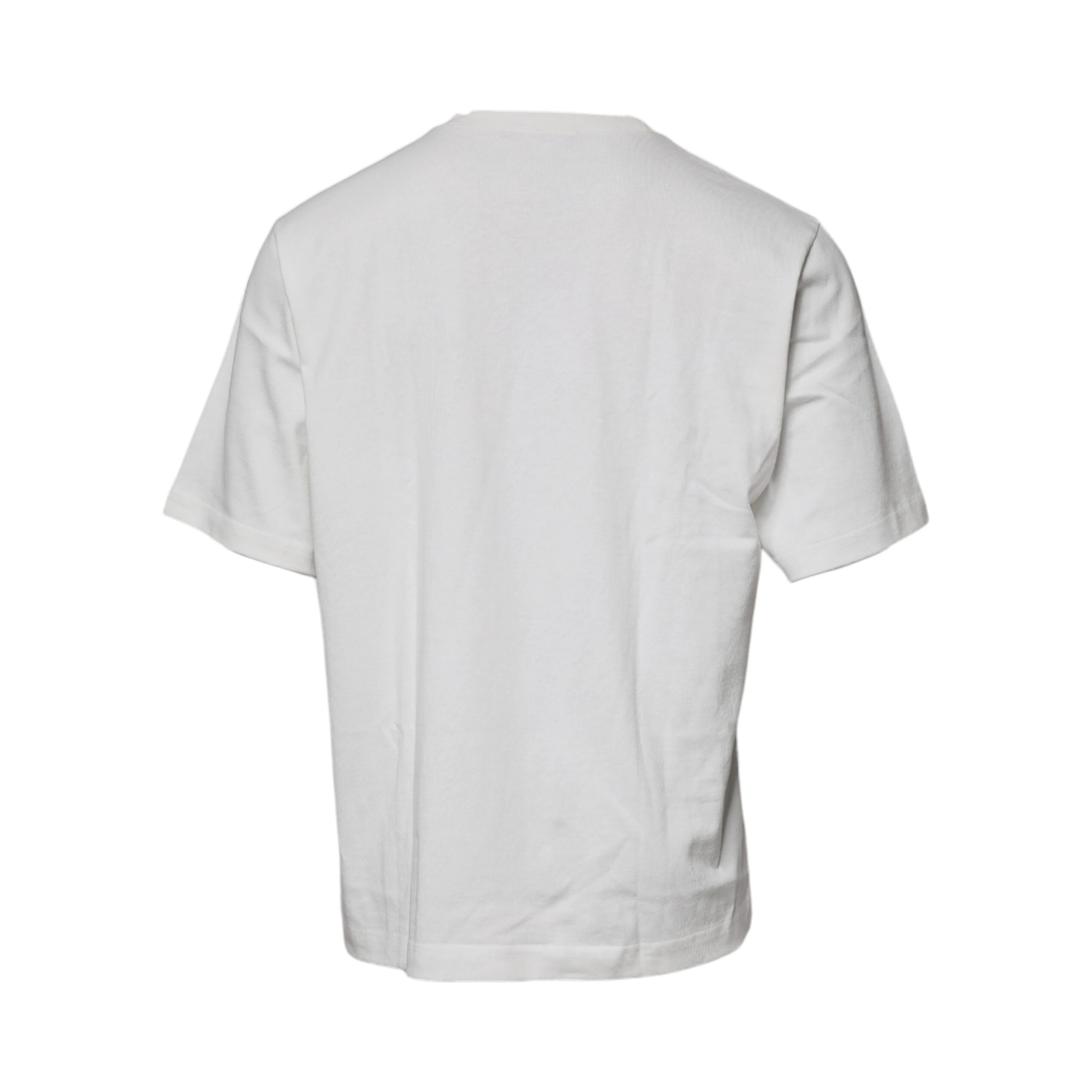 White DG Logo Crew Neck Short Sleeves T-shirt