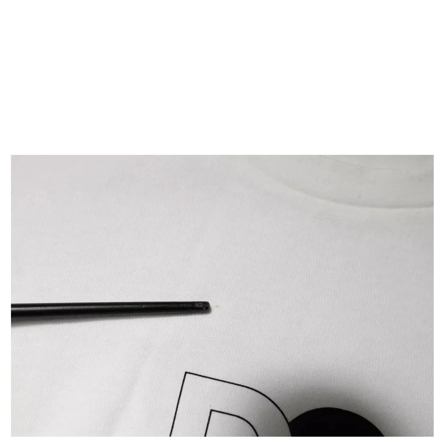 White DG Logo Crew Neck Short Sleeves T-shirt