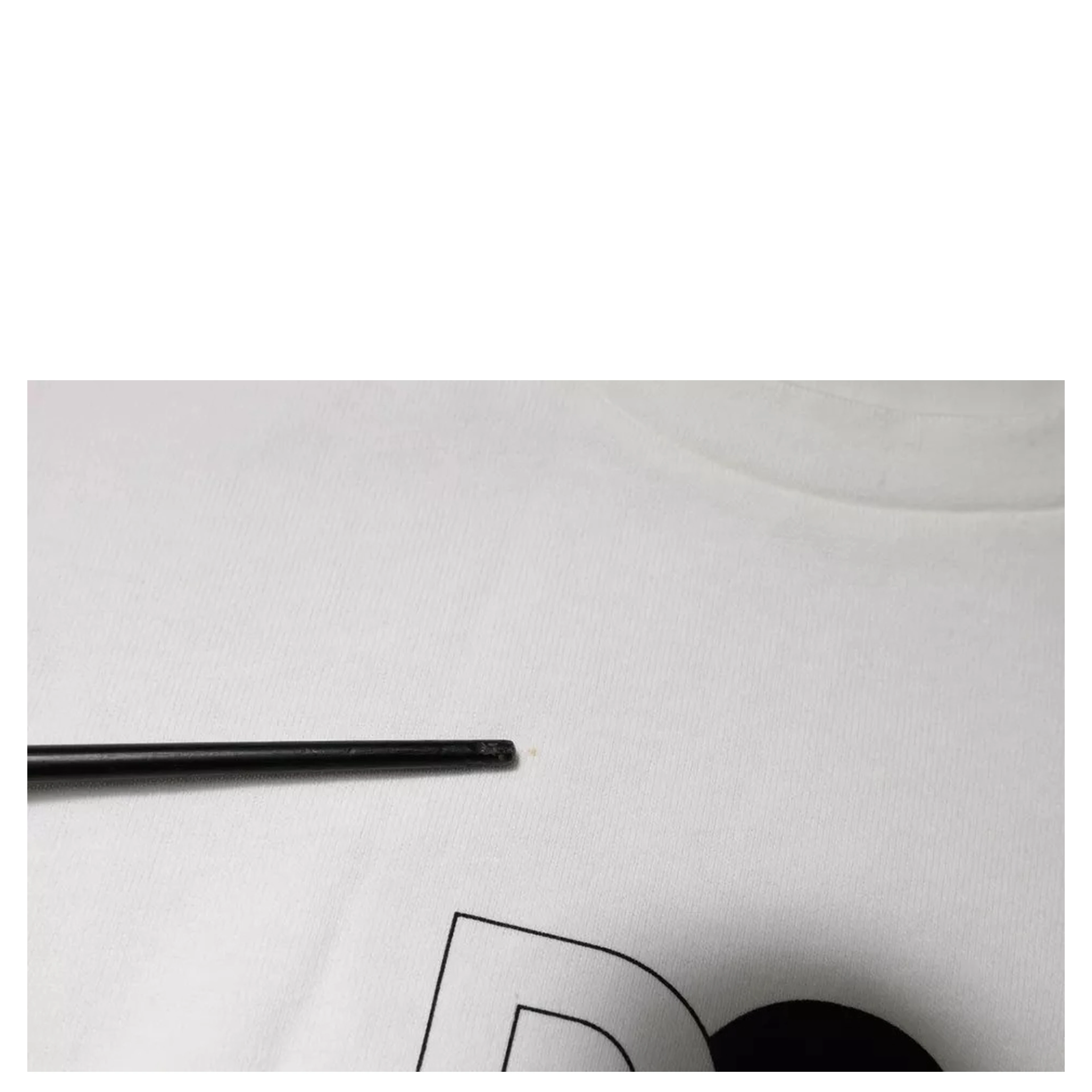 White DG Logo Crew Neck Short Sleeves T-shirt