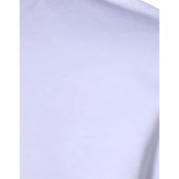 White Red Leopard Cotton Crew Neck T-shirt