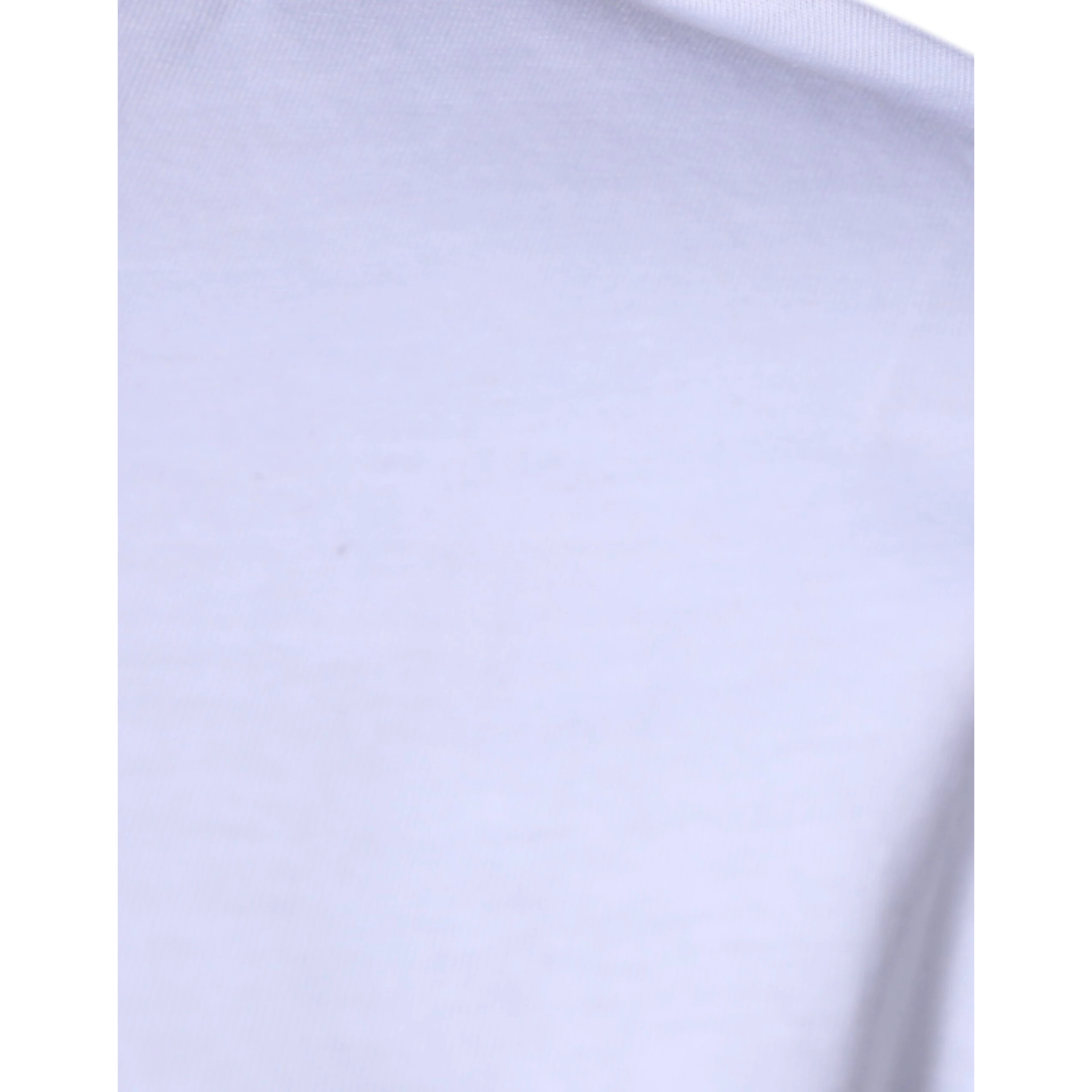 White Red Leopard Cotton Crew Neck T-shirt
