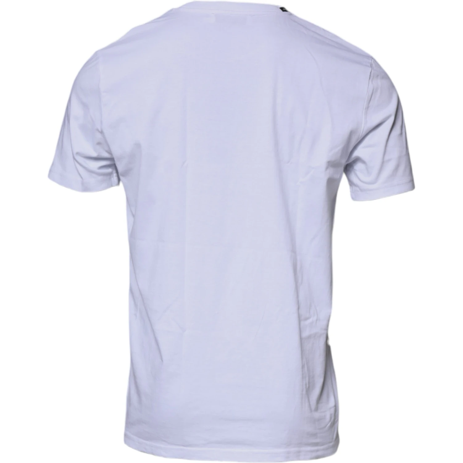 White Red Leopard Cotton Crew Neck T-shirt