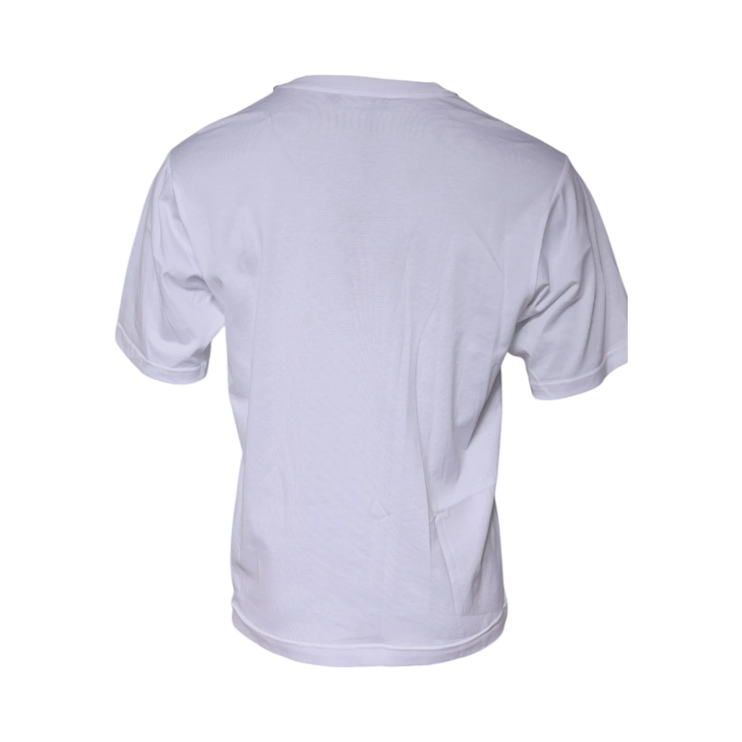 White DG Logo Crew Neck Short Sleeve T-shirt
