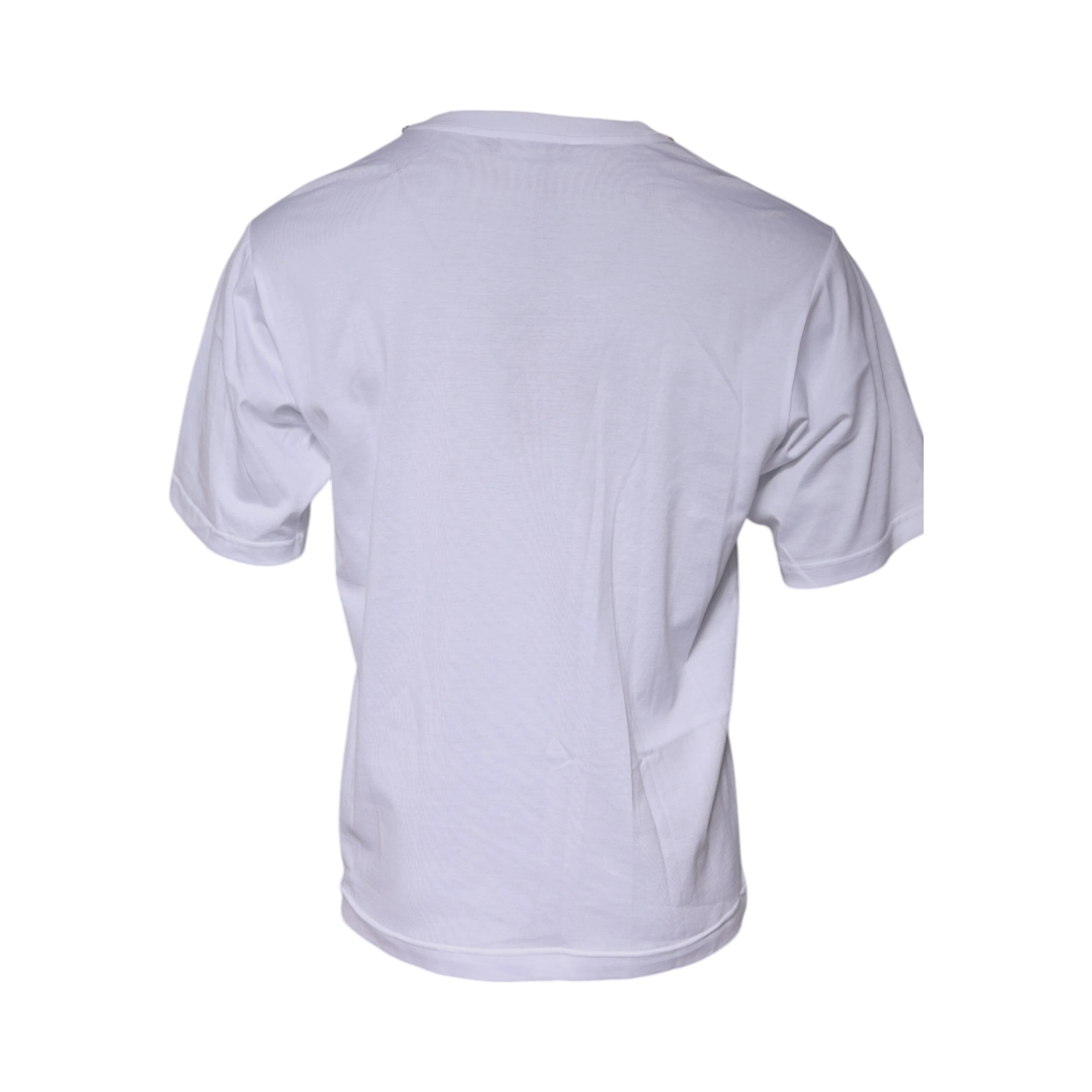 White DG Logo Crew Neck Short Sleeve T-shirt