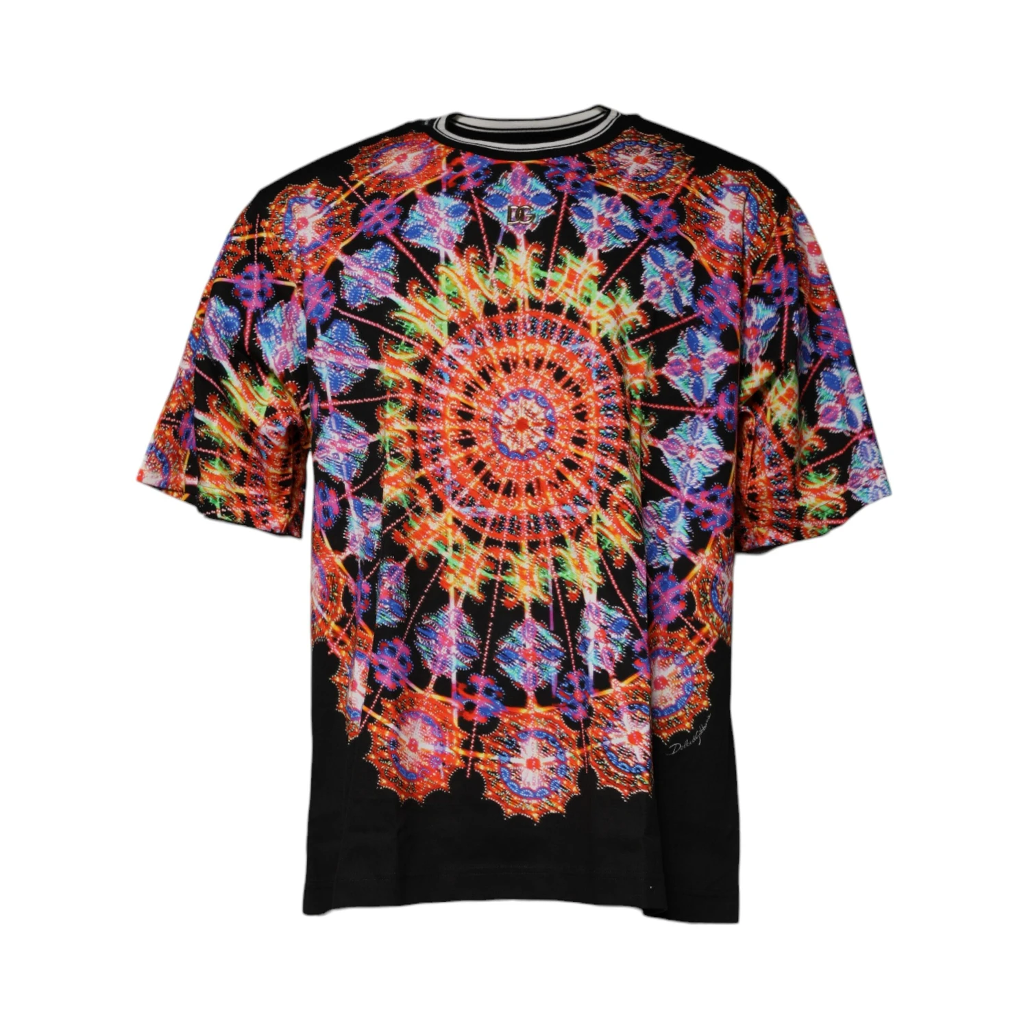 Multicolor Kaleidoscope Men Short Sleeves T-shirt