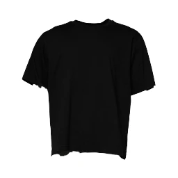 Black Crew Neck Short Sleeve T-shirt