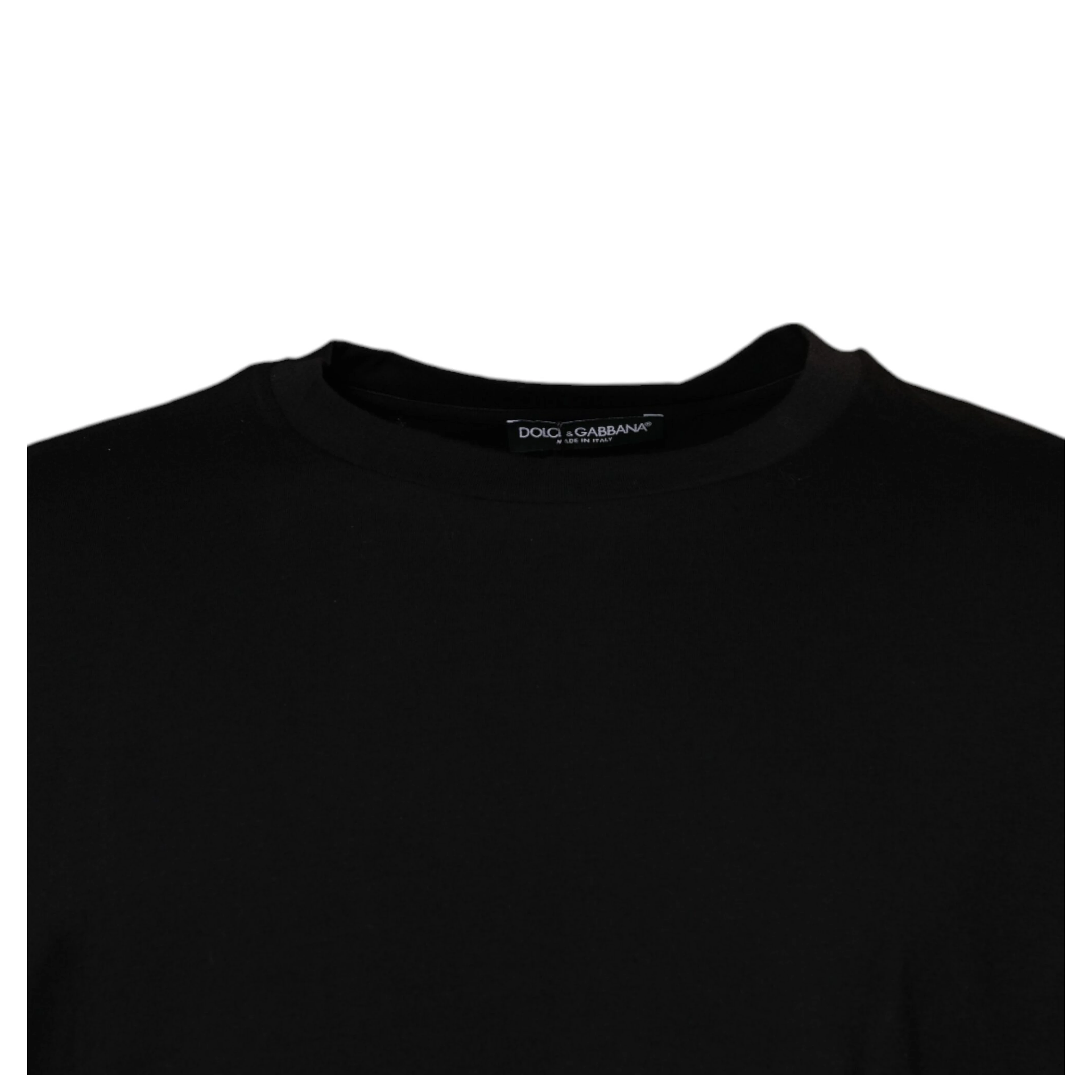 Black Crew Neck Short Sleeve T-shirt