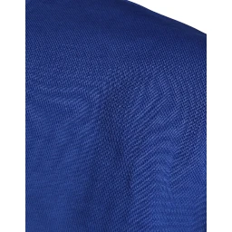 Blue Graphic Print Cotton Crew Neck T-shirt