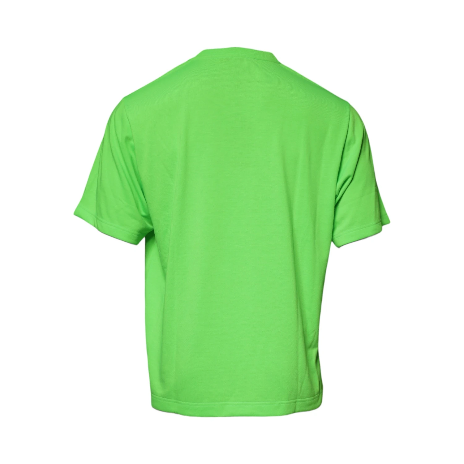 Green DG Logo Cotton Crew Neck T-shirt