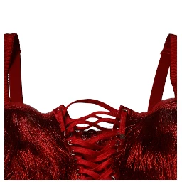 Red Lace Tassel Sleeveless Sheath Mini Dress