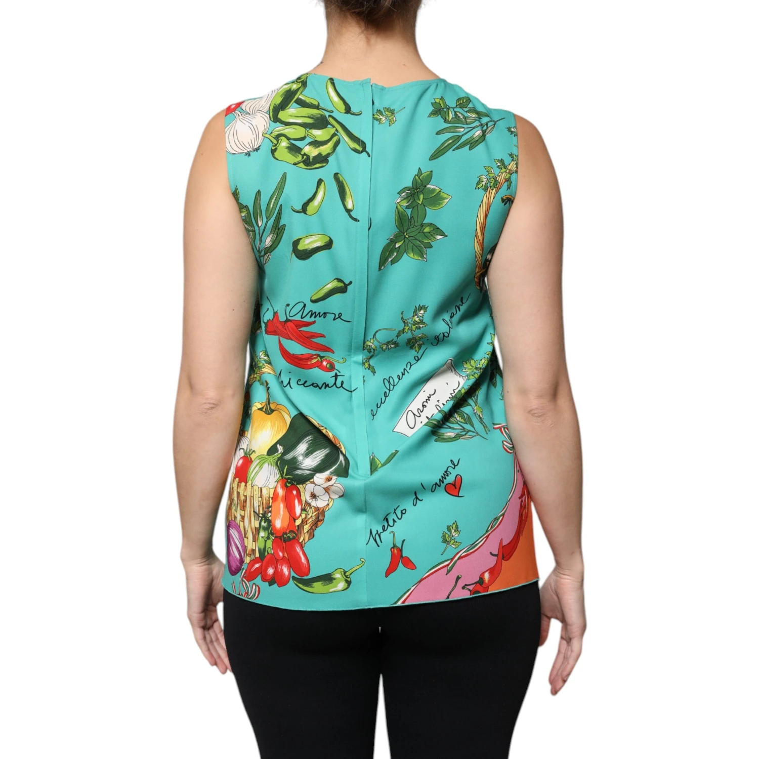 Multicolor Vegetables Sleeveless Tank Top