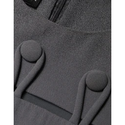 Gray Round Neck Sleeveless A-line Mini Dress