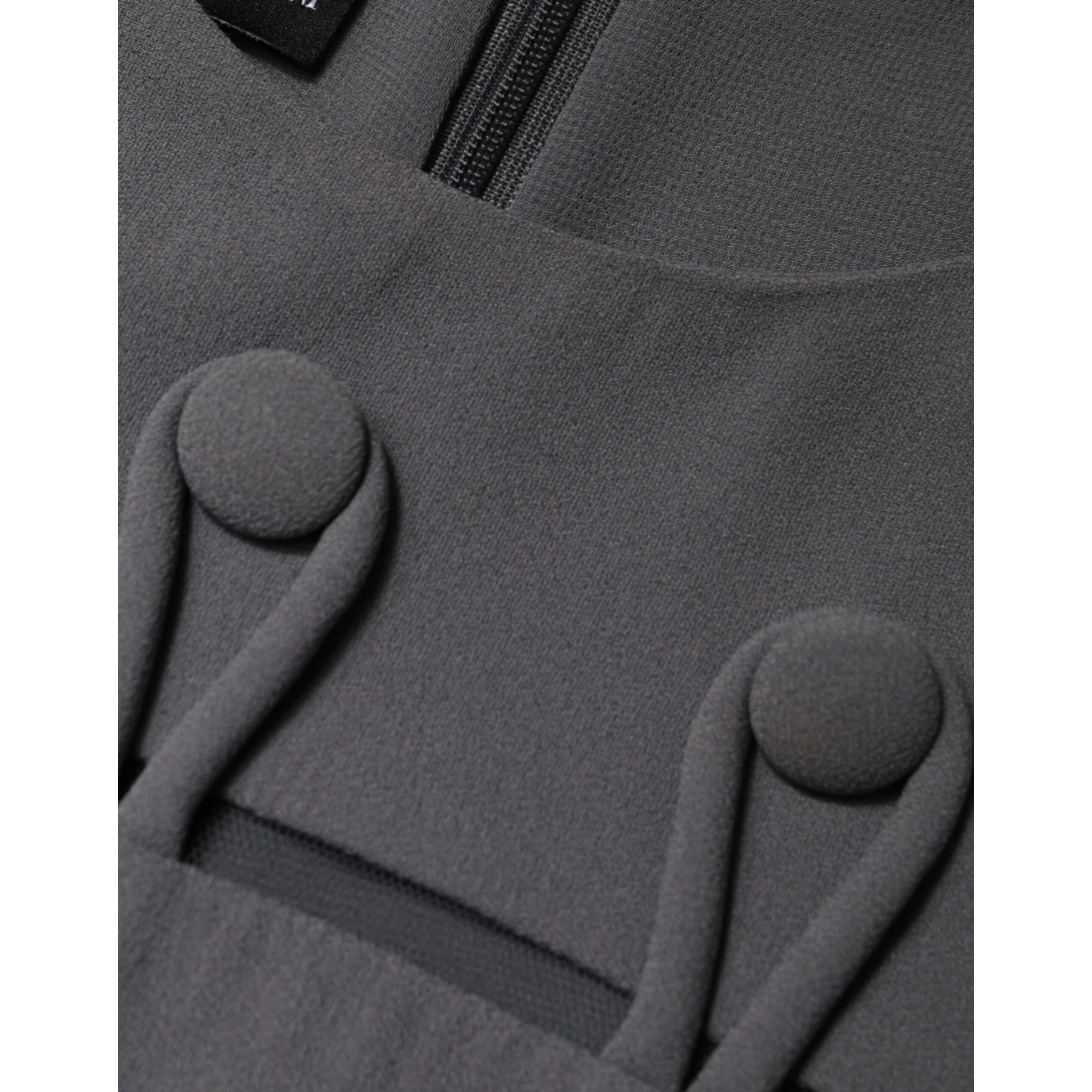 Gray Round Neck Sleeveless A-line Mini Dress