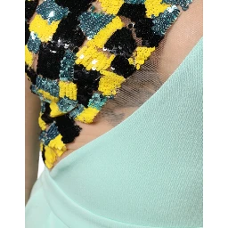 Mint Green One Shoulder Long Jumpsuit Dress