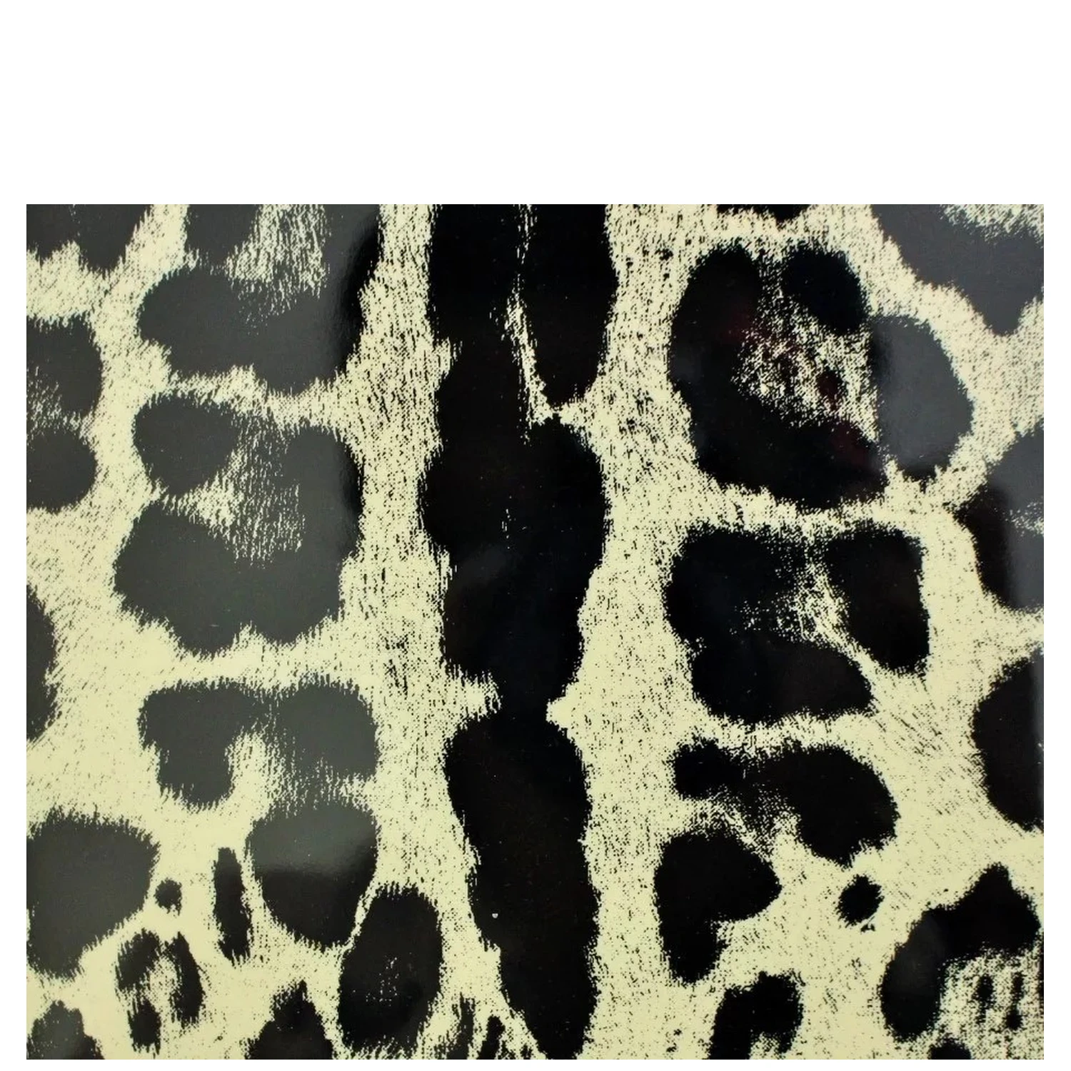 White Leopard Pattern Leather eBook Cover Tablet Case