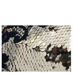 Gold Strapless Sequin Embellished Lace Dress