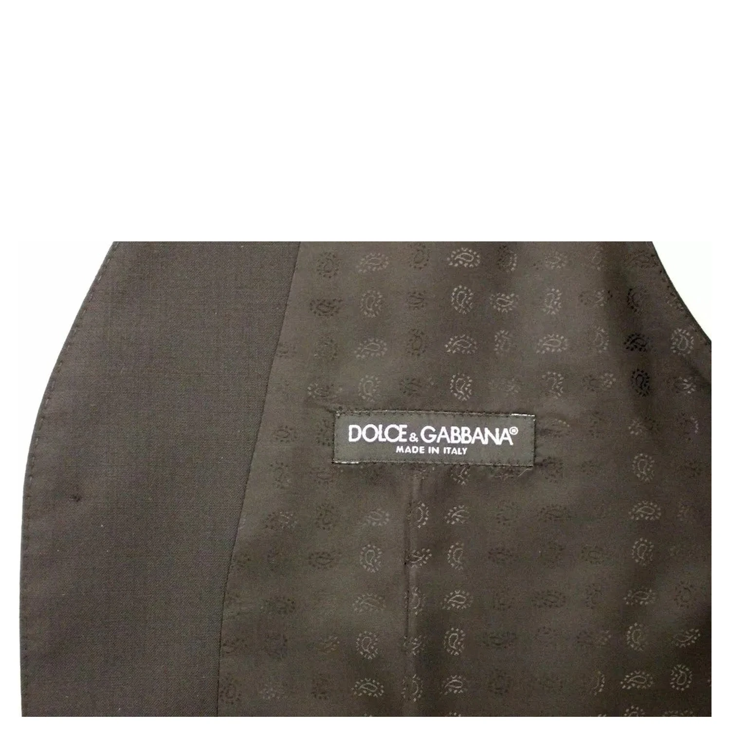 Black Wool Silk Dress Gilet Jacket Vest