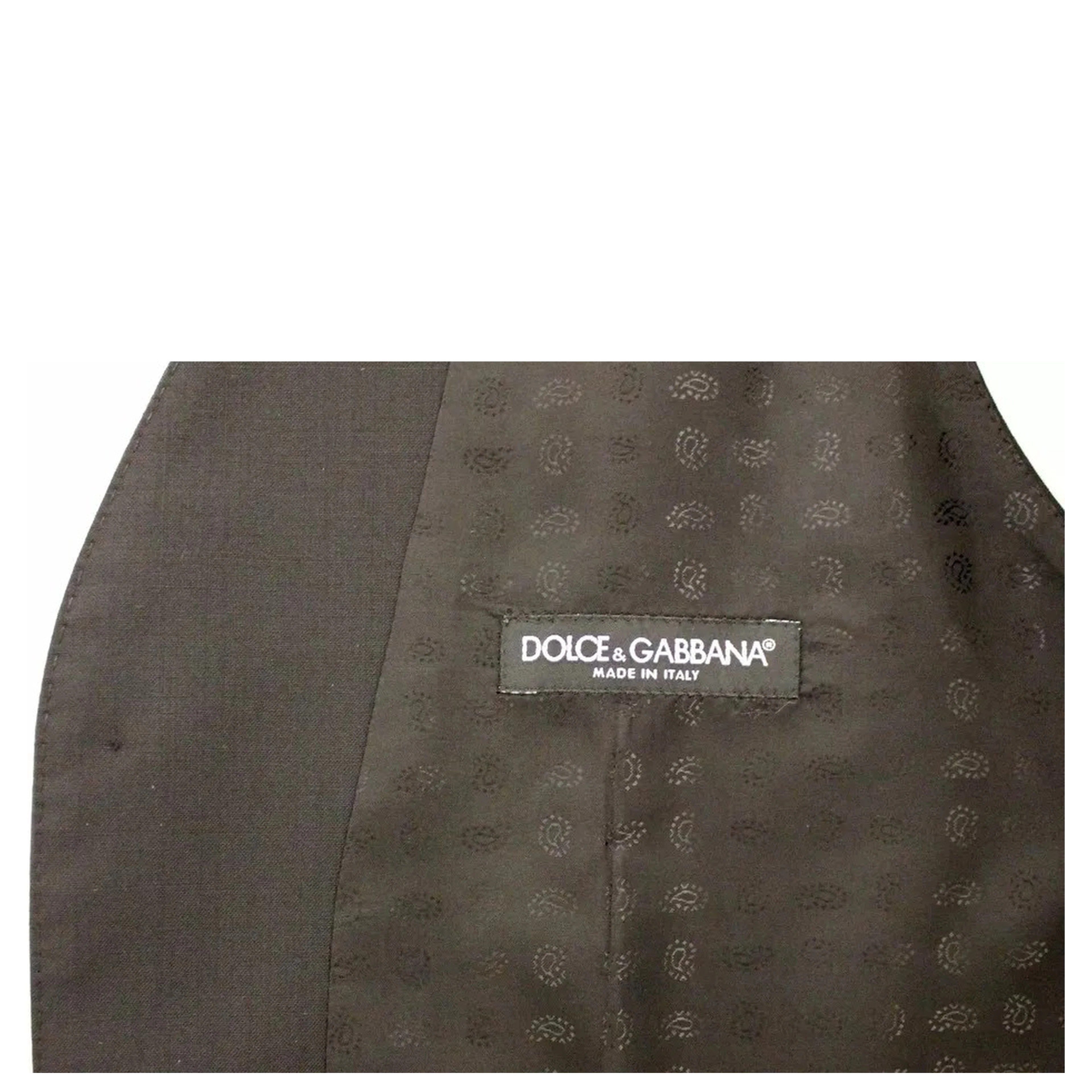 Black Wool Silk Dress Gilet Jacket Vest