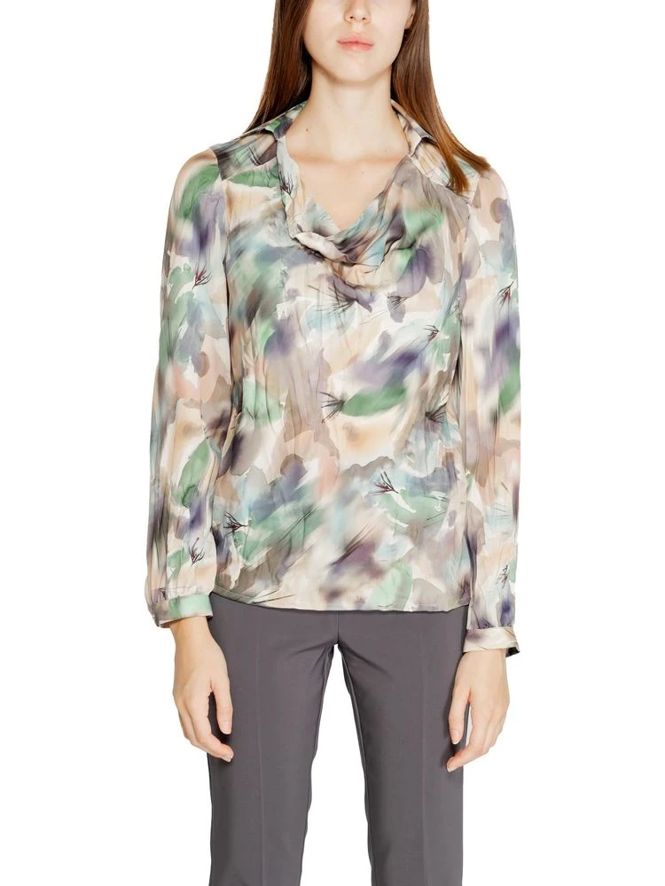 Green Polyester Blouse