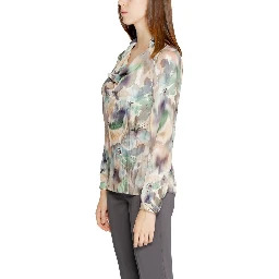 Green Polyester Blouse