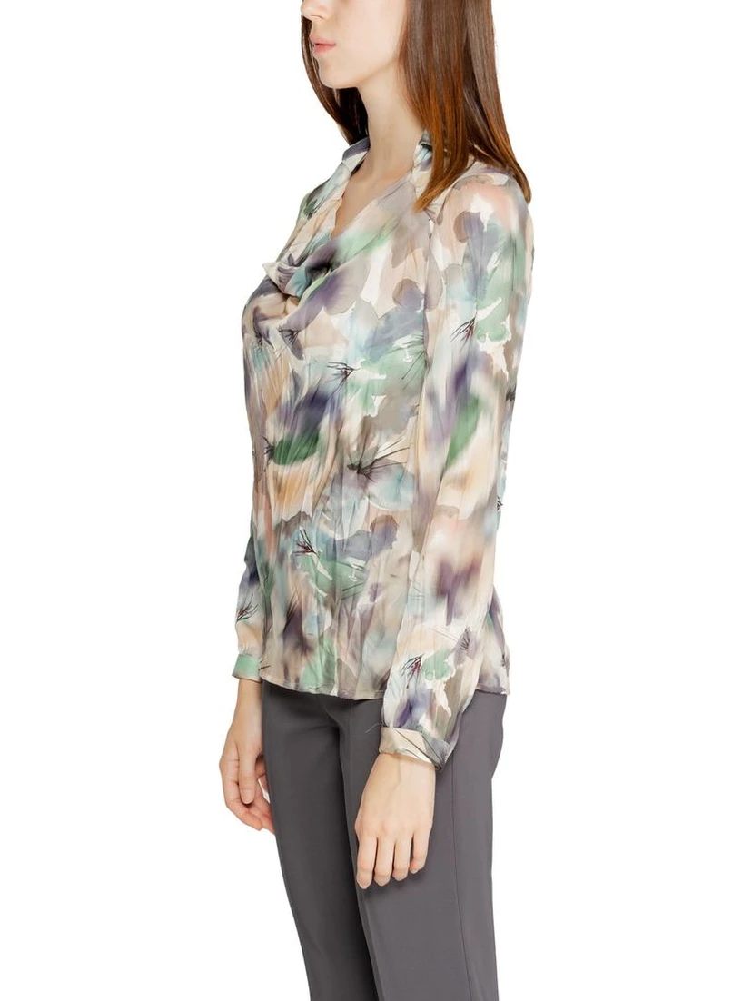 Green Polyester Blouse