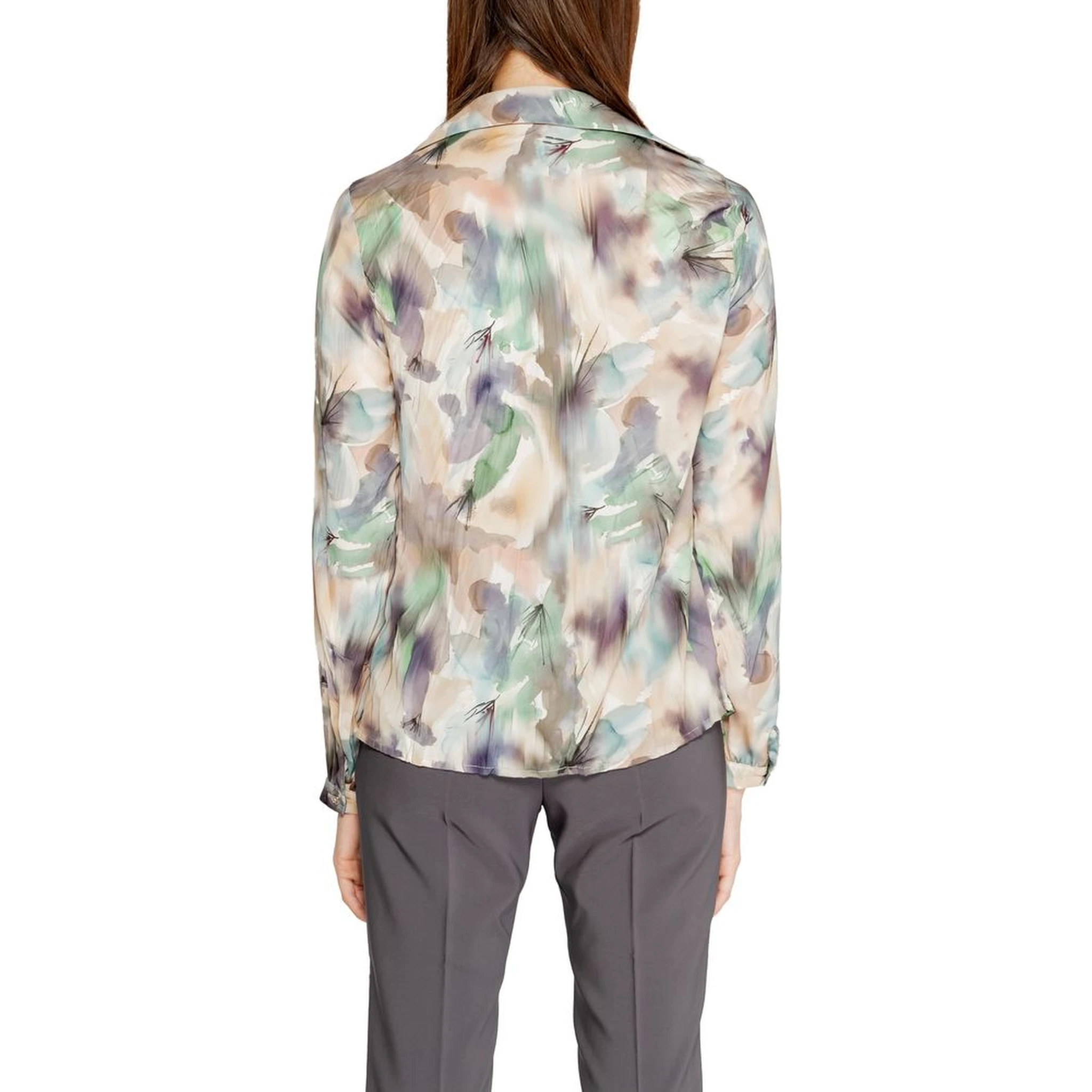 Green Polyester Blouse