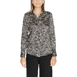 Black Polyester Blouse