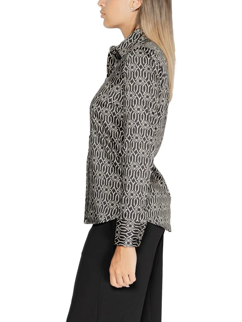 Black Polyester Blouse