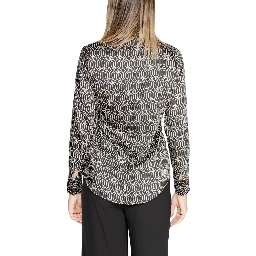 Black Polyester Blouse