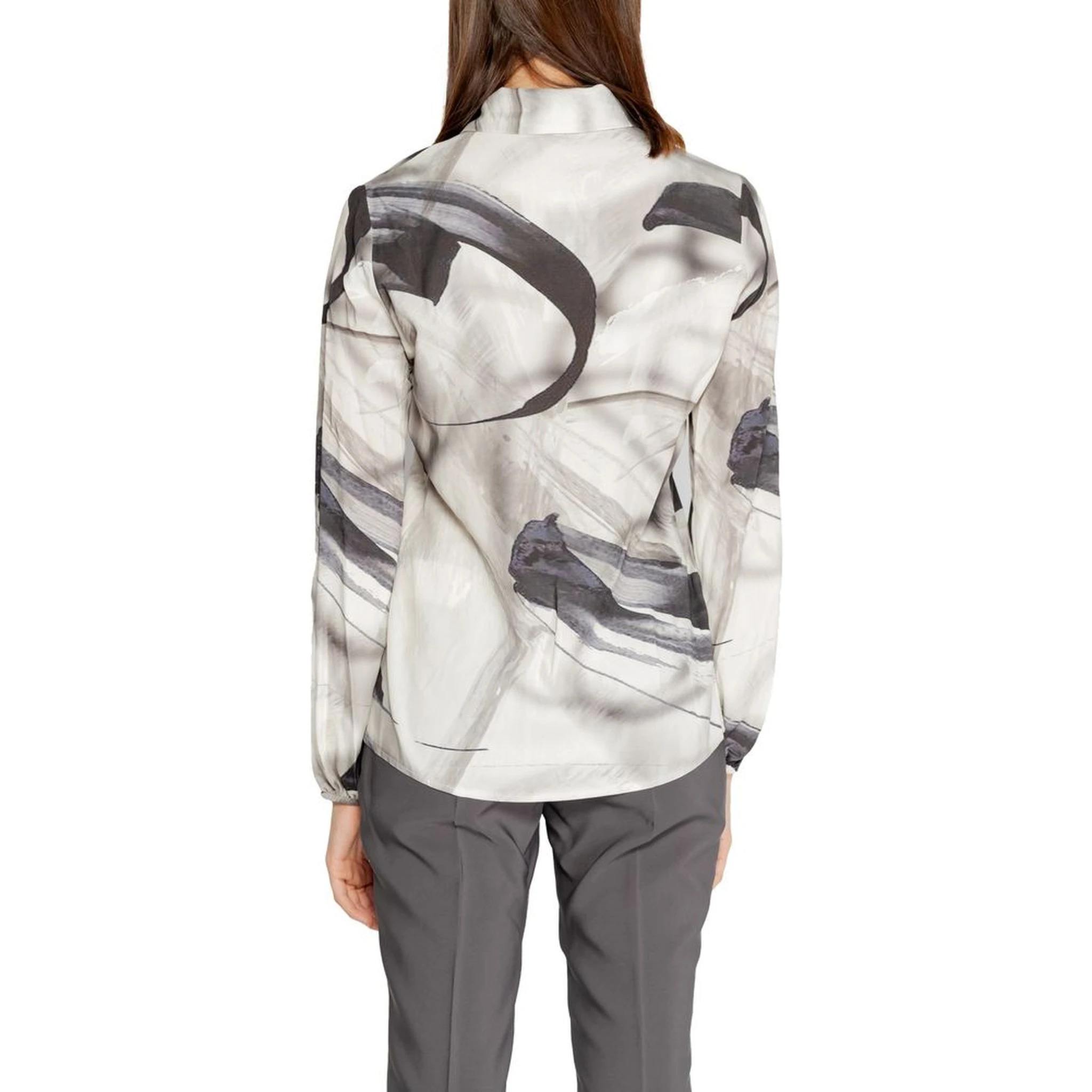 Gray Viscose Blouse