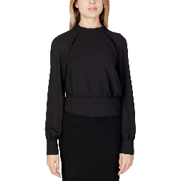 Black Polyester Blouse