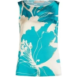 Turquoise Polyester Blouse