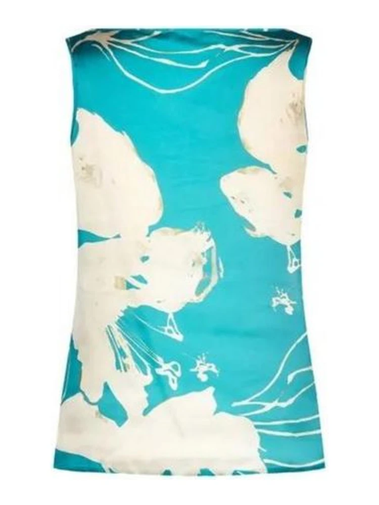 Turquoise Polyester Blouse alternative