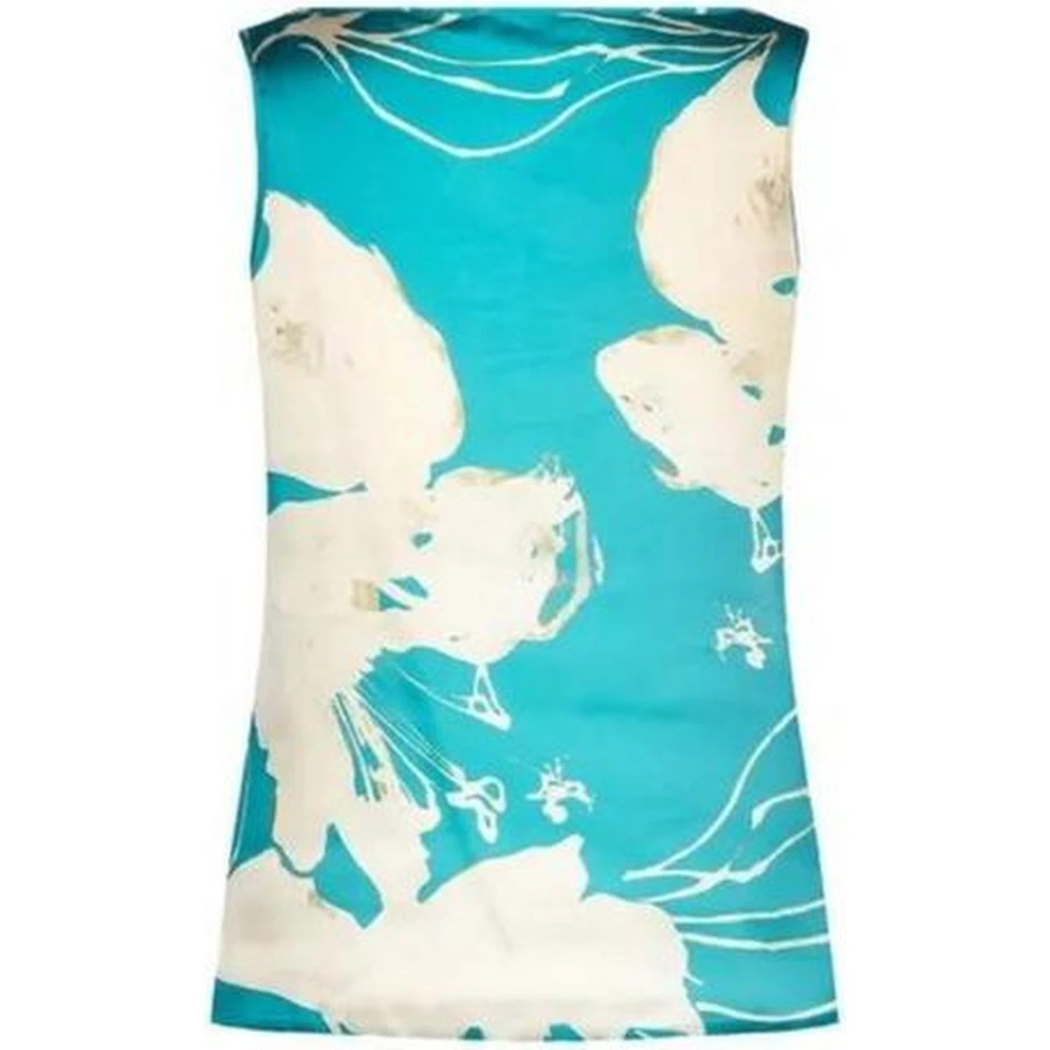 Turquoise Polyester Blouse