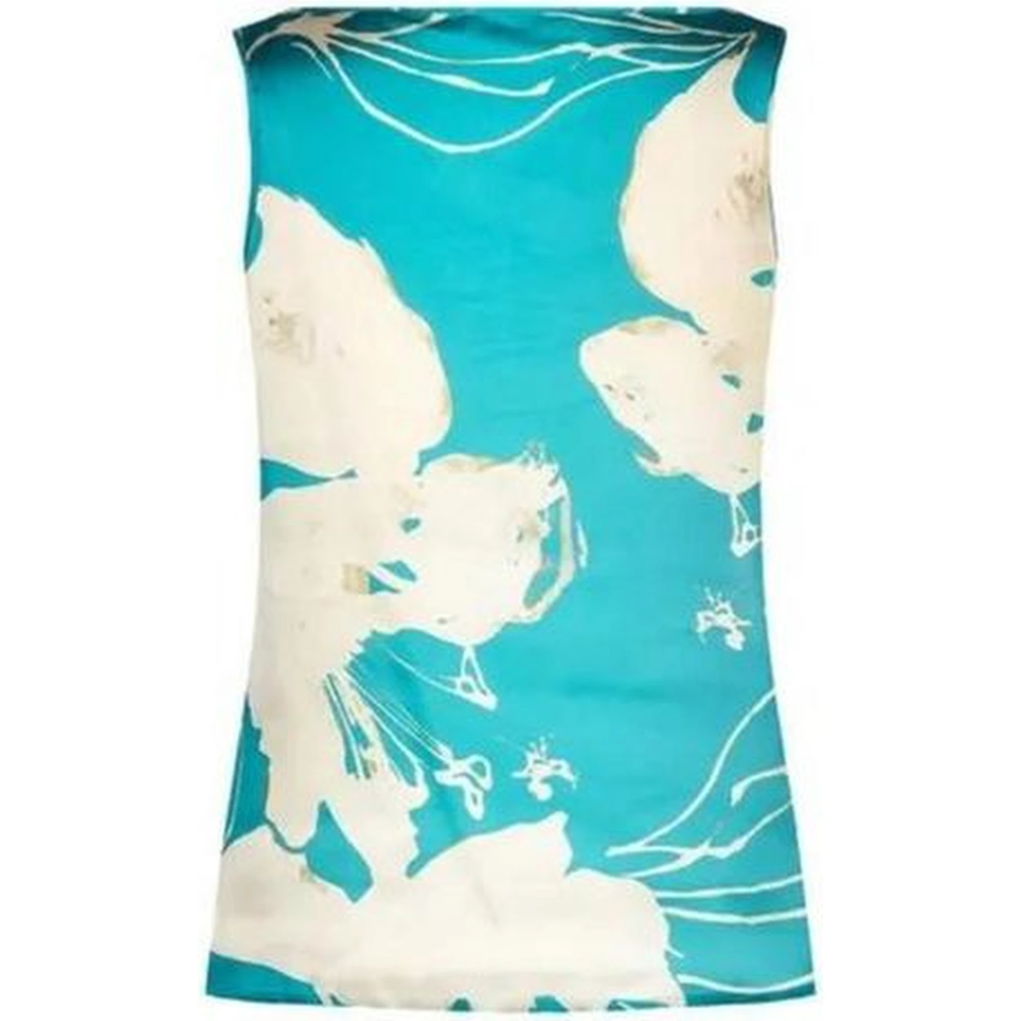 Turquoise Polyester Blouse