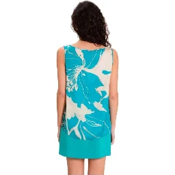 Turquoise Polyester Blouse