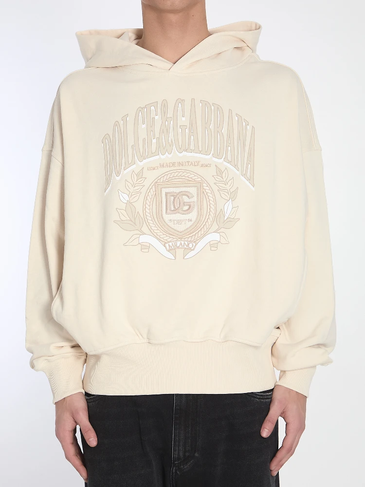 Hoodie with embroidery