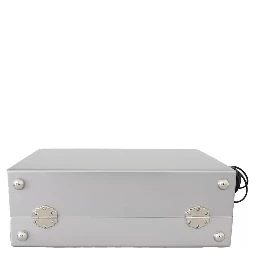 Silver Retro Radio Boombox Limited Edition Handmade Wood Bag