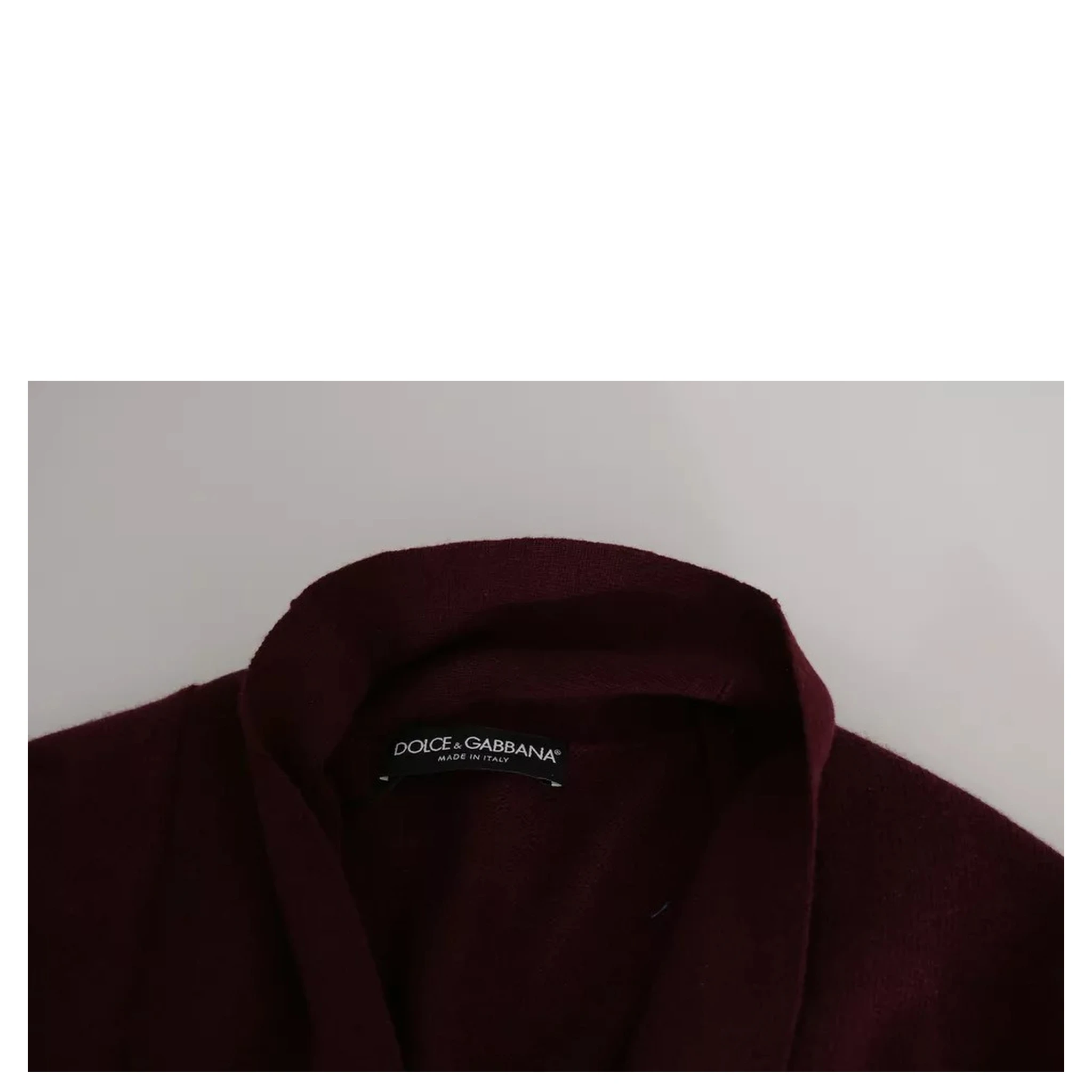 Bordeaux Cashmere Crown Cardigan Sweater