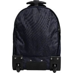 Blue Red Polyester Kids Back Pack Wheel Suitcase Bag