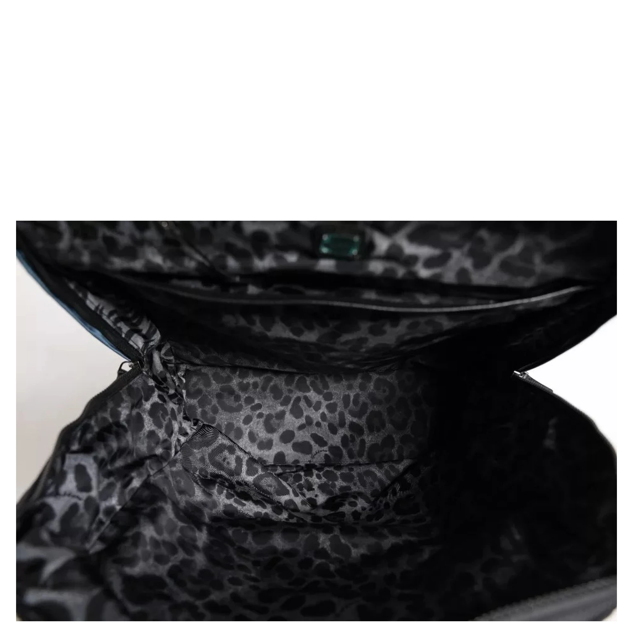 Black Nylon DG Logo School Backpack Bag