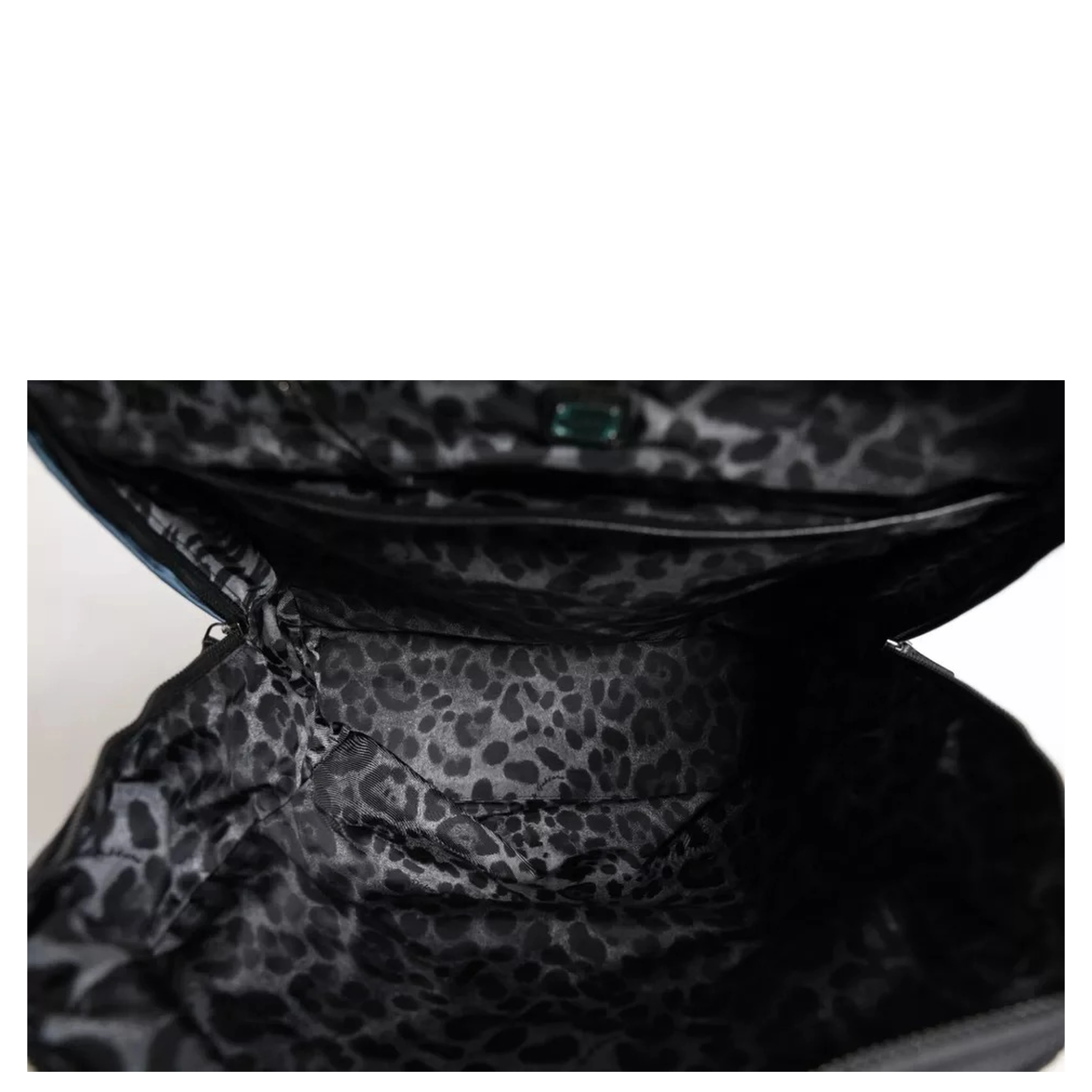 Black Nylon DG Logo School Backpack Bag