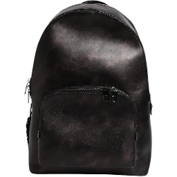 Bronze Leather School Travel Backpack Bag