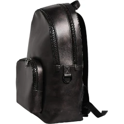 Bronze Leather School Travel Backpack Bag