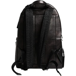 Bronze Leather School Travel Backpack Bag